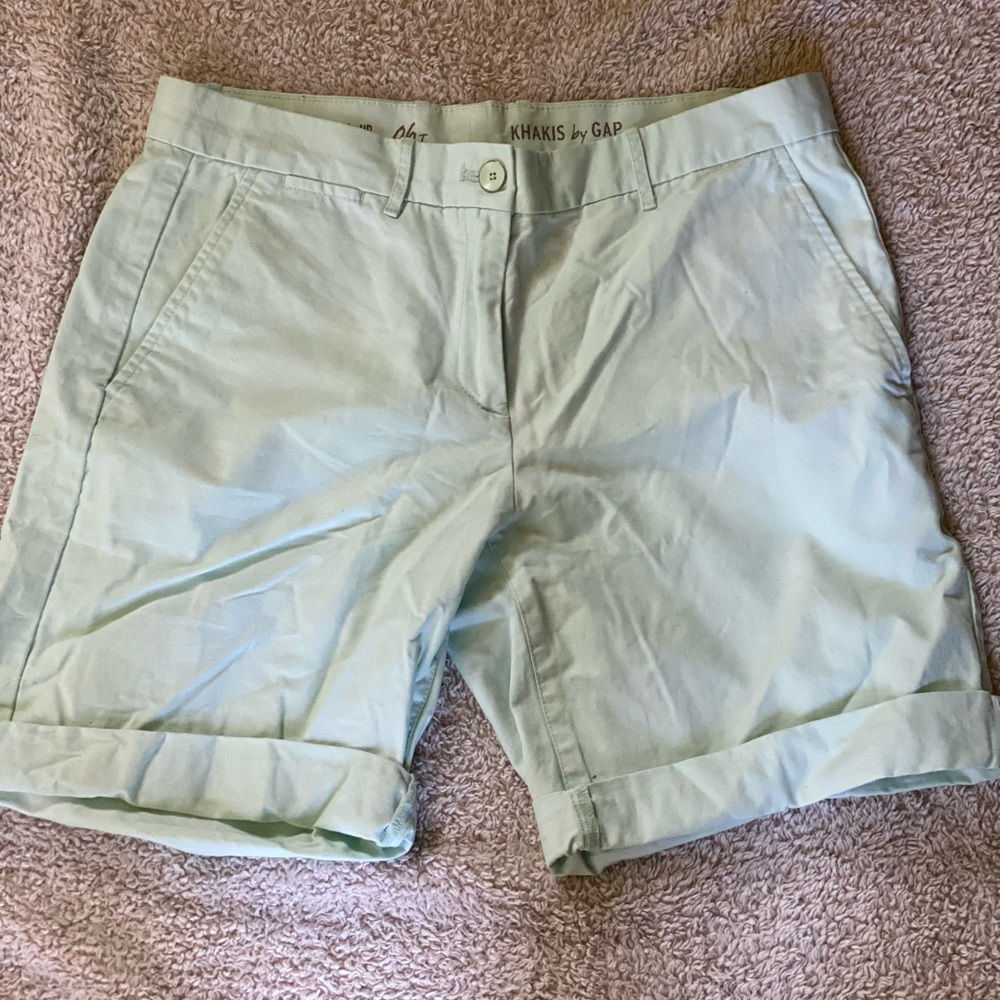 💜Khakis by Gap boyfriend roll up 06t , mint green color 4 pockets
